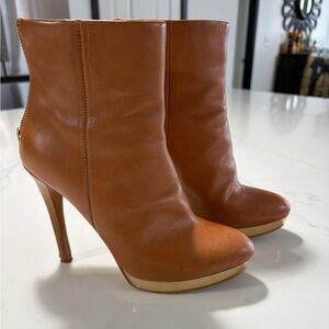 Michael Kors Tan Leather Stilleto Boots